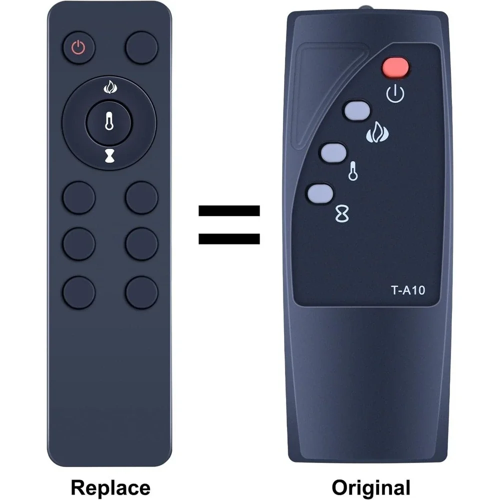 RETROSUN Replacement Remote Control for Twin Star Electric Fireplace Stove Heate